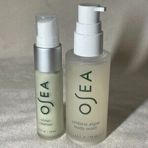 OSEA 2‑Piece Bundle — 18 ml Ocean Cleans­er + 45 ml Undaria Algae Body Wash
